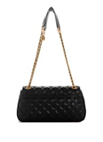 Guess black quilted bag deals