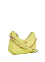 GUESS Assia Quilted Mini Crossbody Yellow One Size