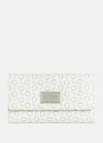 Abree logo shop saffiano slim wallet
