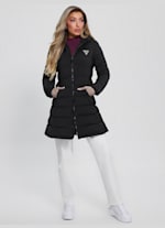 Guess long black coat outlet