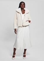 GUESS Sophy Faux fur Jacket Beige L
