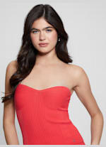 Guess strapless top hot sale