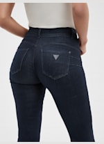 Dyed Shape Up High Rise Straight Jeans GUESS