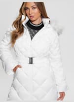 Guess long sale winter jacket