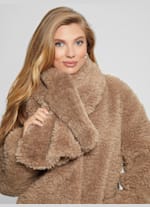 Rebecca Scarf Teddy Jacket GUESS