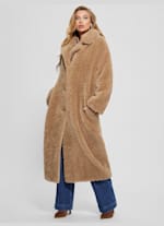 Eco Alina Teddy Longline Coat GUESS