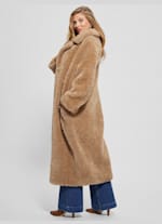 Guess teddy bear clearance coat
