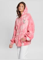 Guess hoodie pink store
