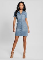 Guess denim shirt hot sale dress