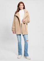 Elisabetta Faux Shearling Coat GUESS