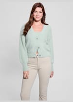 Keyla Fuzzy Cardigan | GUESS