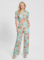 Adele Straight Leg Floral Pant | GUESS Canada