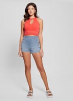 GUESS Janae Denim Shorts Blue 26