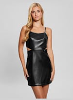Guess lexie faux leather dress shop