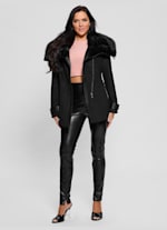 Guess envelope collar coat discount