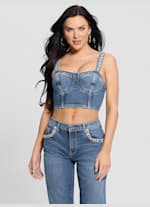 Kety Denim Bustier | GUESS