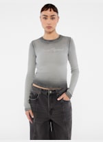 GUESS Originals Eco Rhinestone Long-Sleeve Top | GUESS