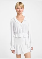 Shaelo Ruffled Top | GUESS