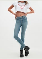 Pantalón vaquero gris GUESS- 1981 SKINNY JEANS grises PANTALONES Mujer  GUESS- Online