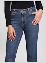 GUESS Women's Sexy Mid-Rise Bootcut Jeans - Macy's