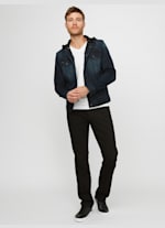 Vertix Hooded Denim Jacket | GUESS Factory Ca