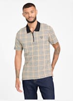 Eco Zanny Plaid Zip Polo | GUESS Factory