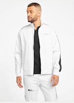 1piu1uguale3 SPORT LOGO TAPE JACKET WHI