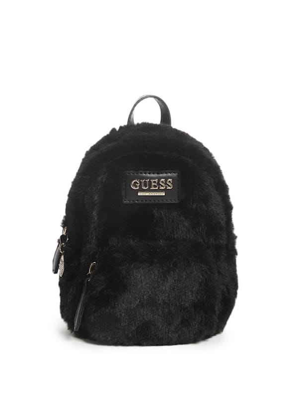 Fur mini backpack store