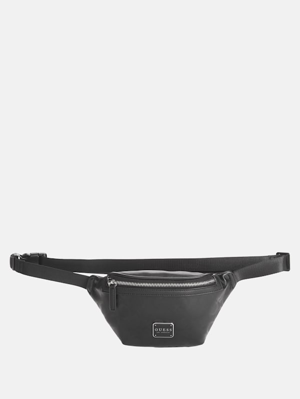 Faux Leather Logo Fanny Pack GUESS Factory