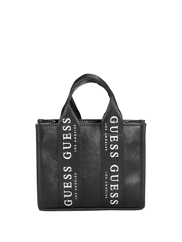 Logo Tape Mini Tote Crossbody GUESS Factory Ca