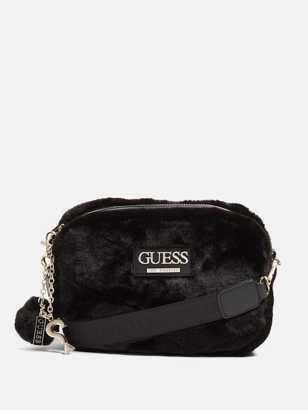 Faux fur crossbody bag 2025
