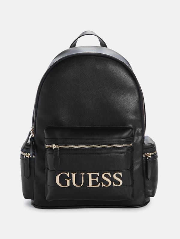 Black backpack guess hotsell