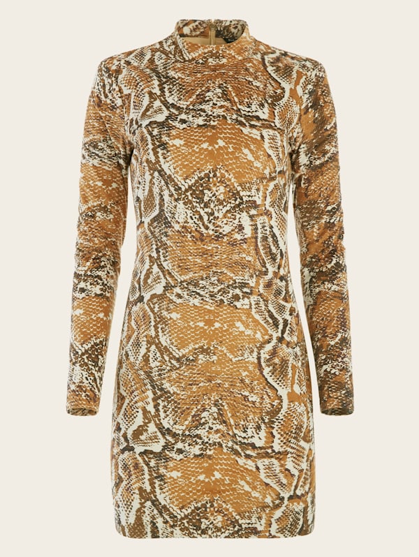 Guess snakeskin dress sales