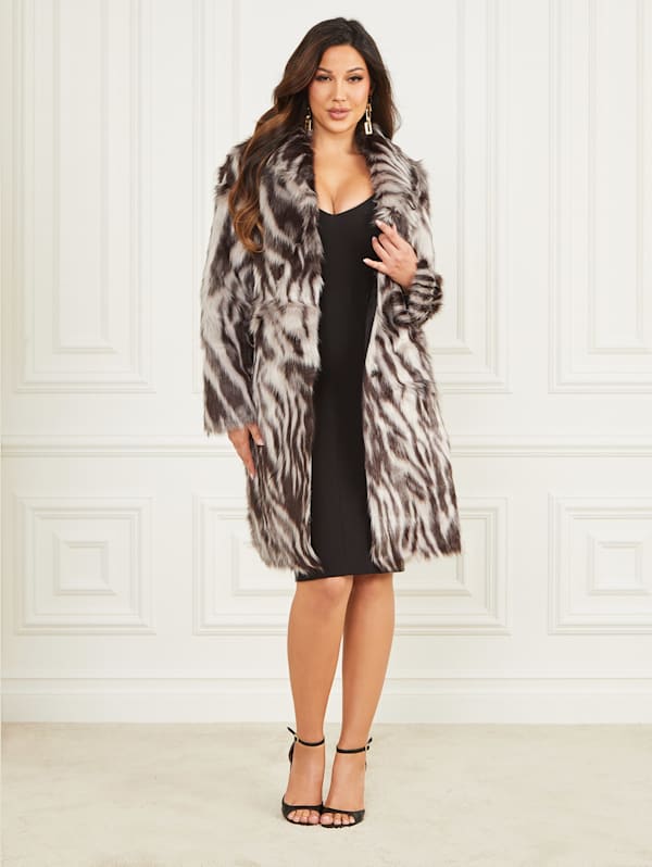 Smoke and Mirrors Faux-Fur Coat | Marciano