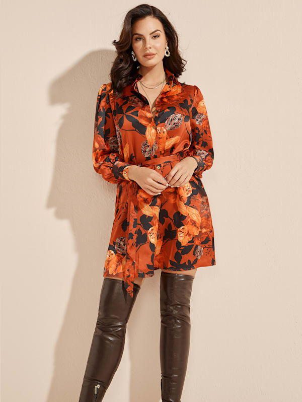 Guess shirt dress store