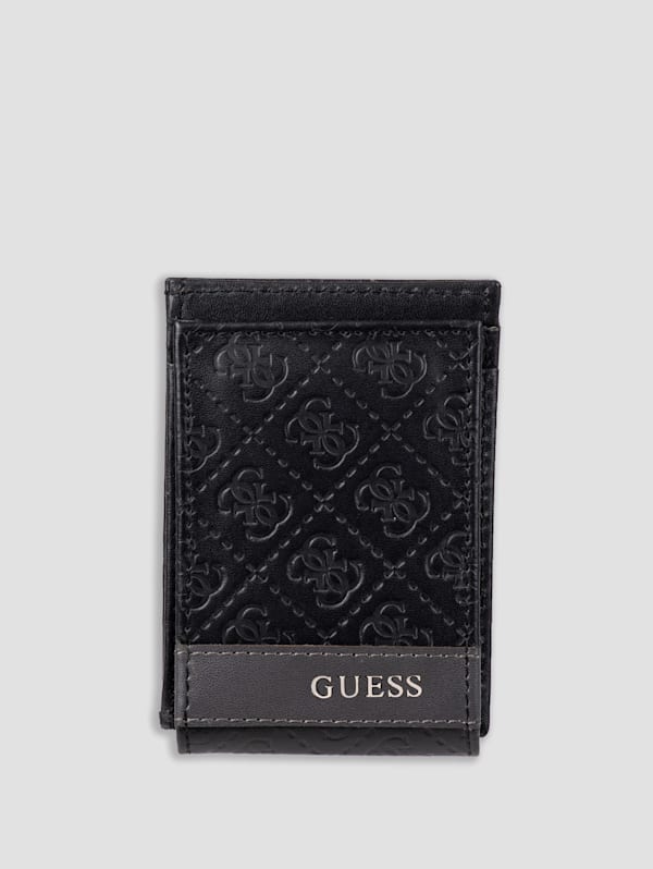 Guess men's leather on sale wallet