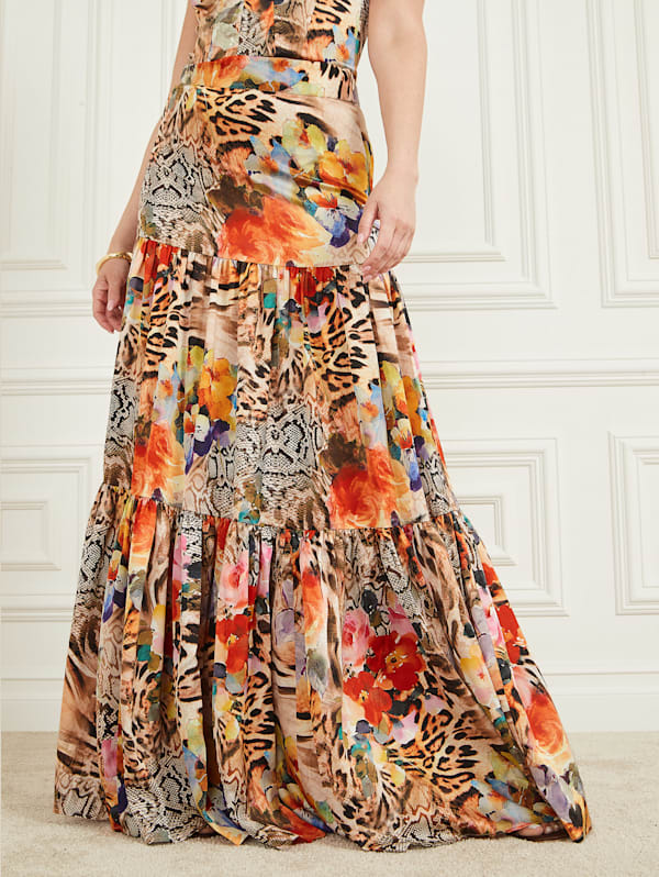 Skirt | Printed Maxi Blossom Marciano