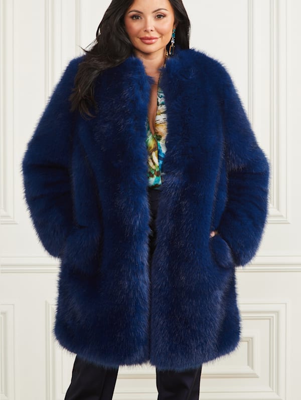 Amelie Faux-Fur Coat | Marciano