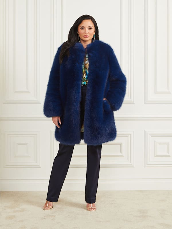 Fur coat guess hotsell
