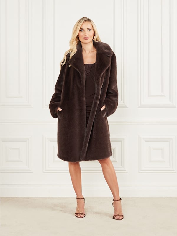 Fur coat guess hotsell