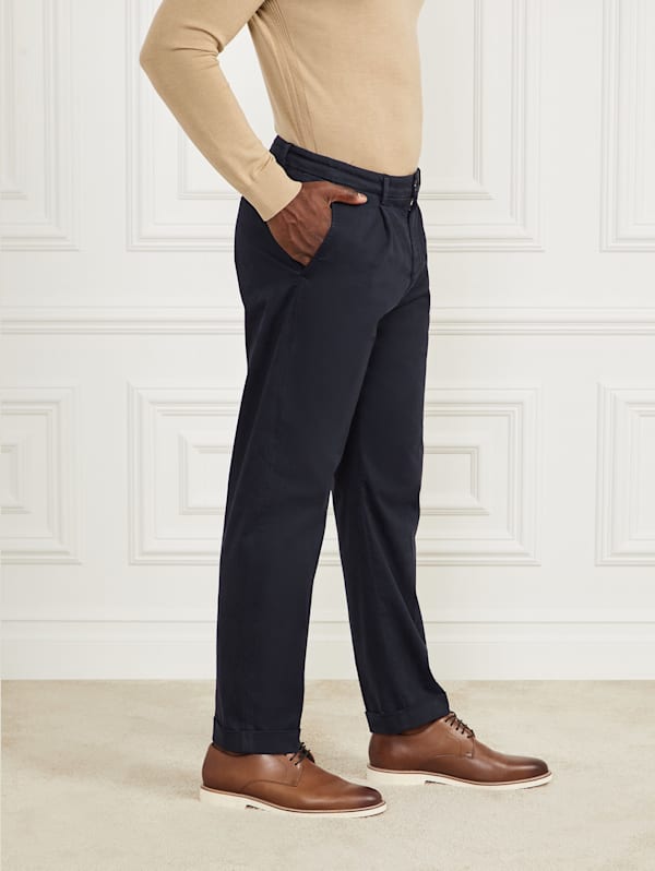 Ethan Twill Roll-Up Chino Pant | GUESS