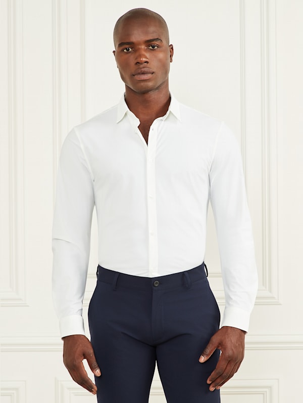 Guess store button up