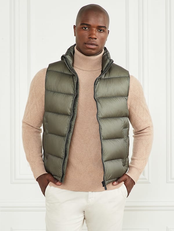 Guess puffer vest shop