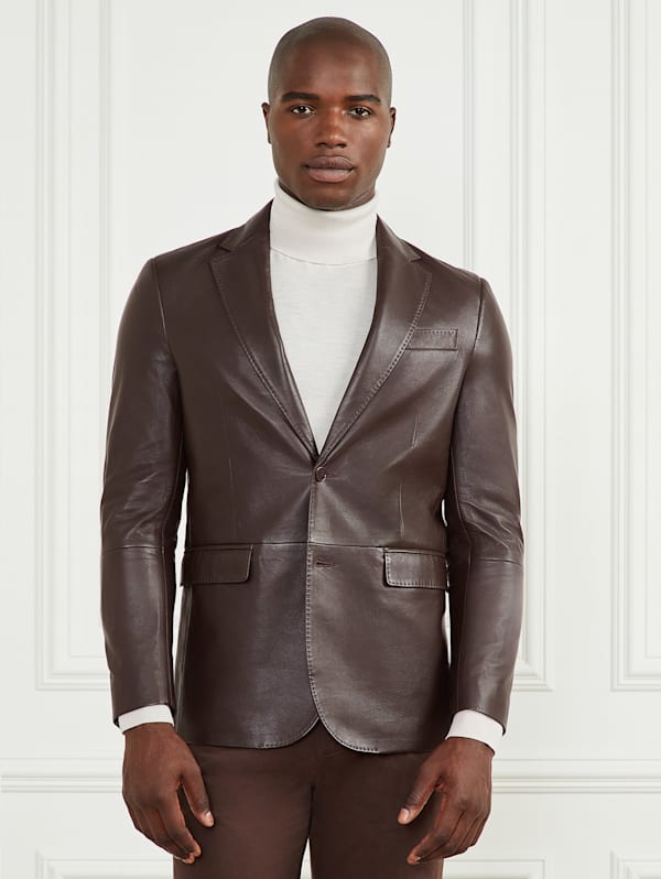 Blazer leather jacket online