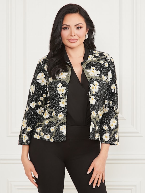 Precious Embroidered Sequin Jacket GUESS