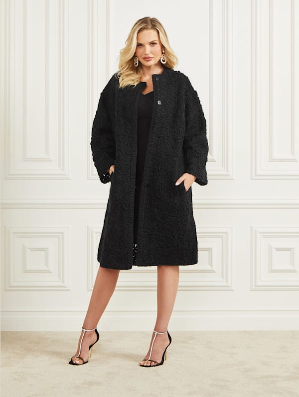 Guess plus size coat outlet