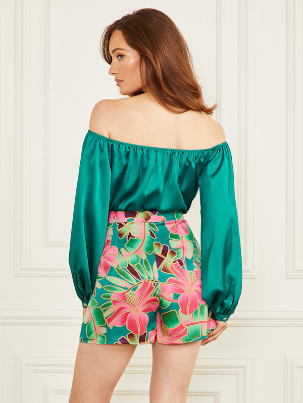 Guess off shoulder outlet