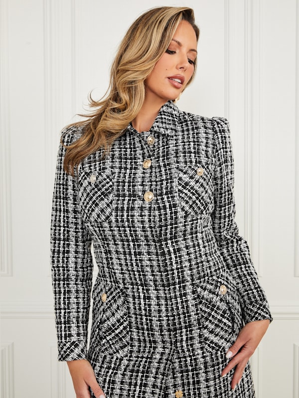 Megan Tweed Coat GUESS