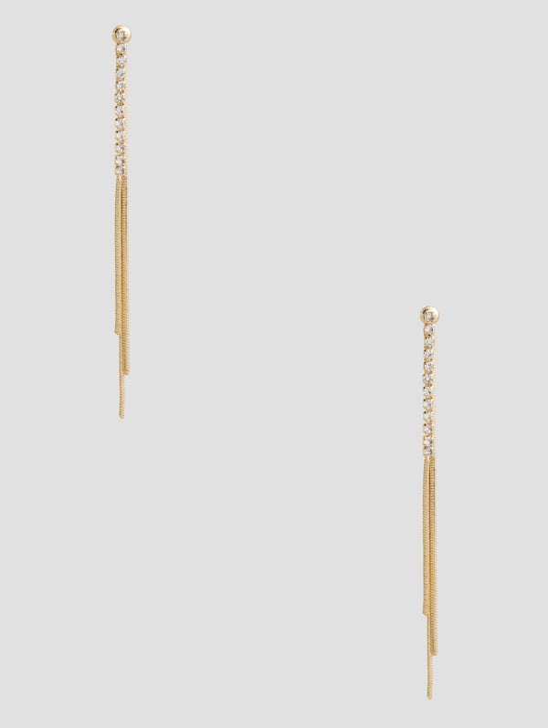 Gold Tone Threader Earrings