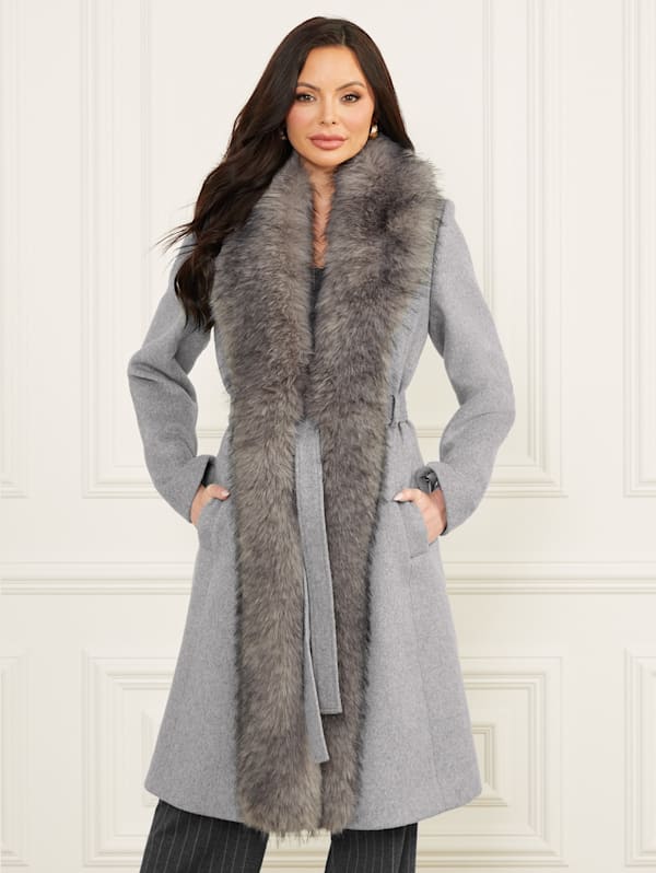 Gallery wool blend coat shop